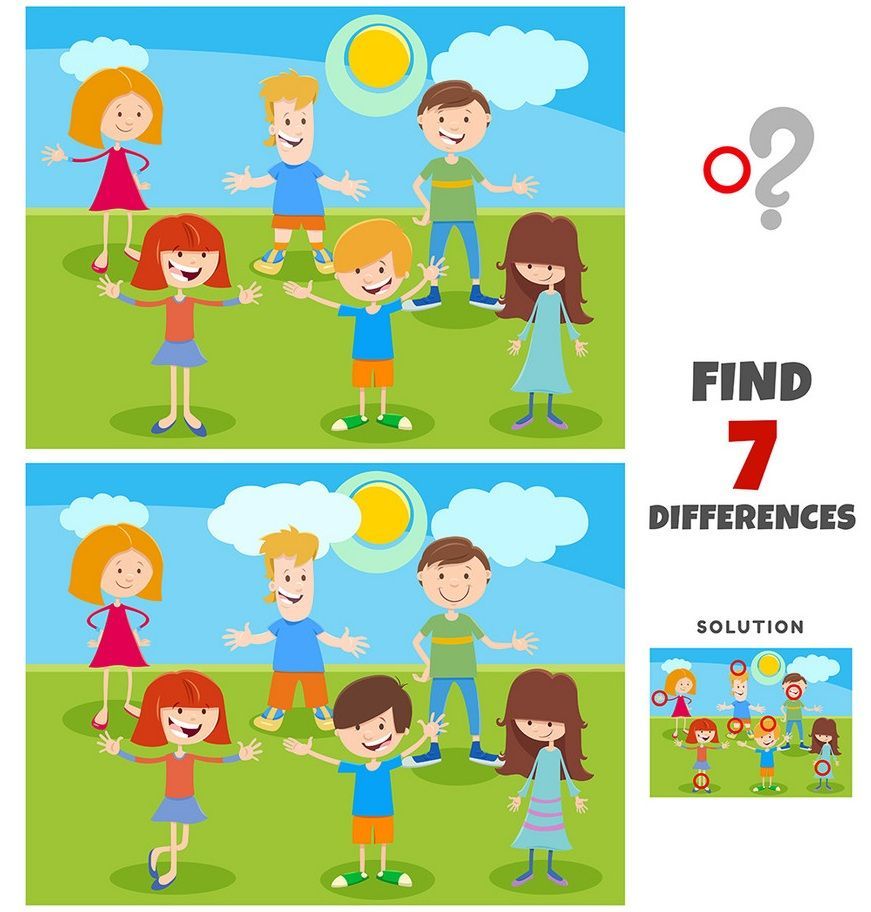 İki Resim Arasındaki 7 Farkı Bul