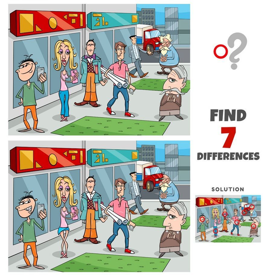 İki Resim Arasındaki 7 Farkı Bul