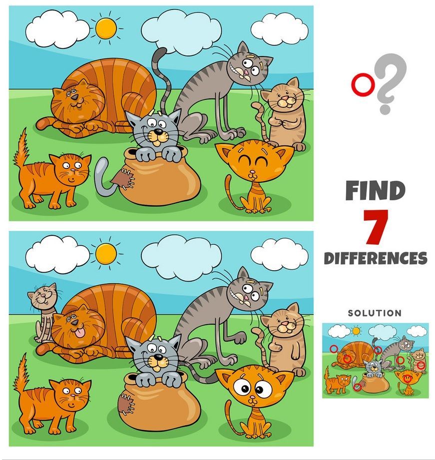 İki Resim Arasındaki 7 Farkı Bul