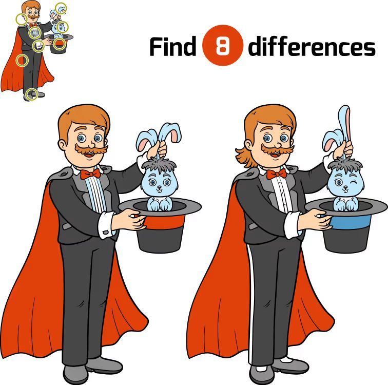 İki Resim Arasındaki 8 Farkı Bul