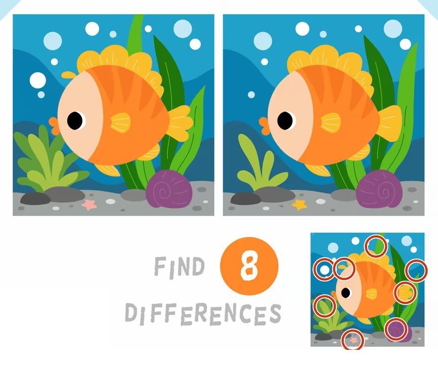 İki Resim Arasındaki 8 Farkı Bul