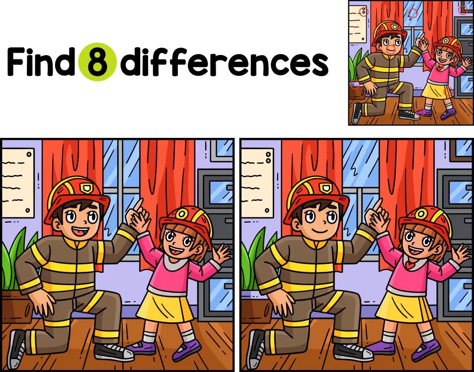 İki Resim Arasındaki 8 Farkı Bul