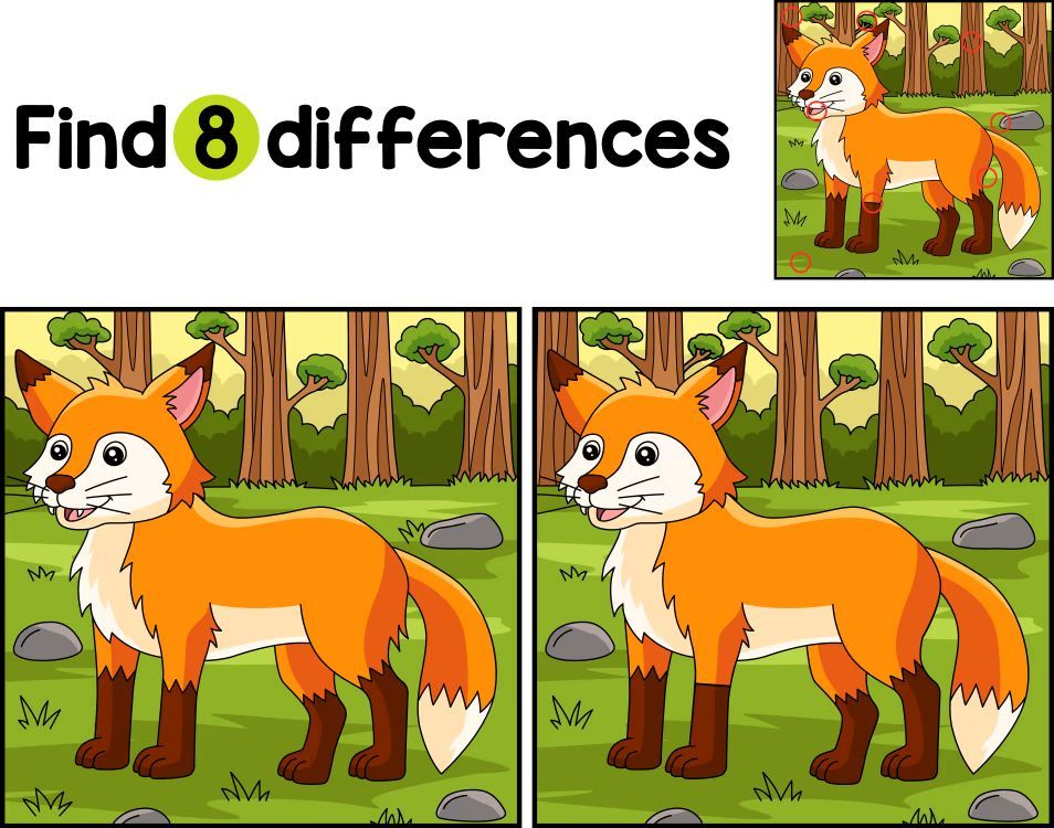 İki Resim Arasındaki 8 Farkı Bul