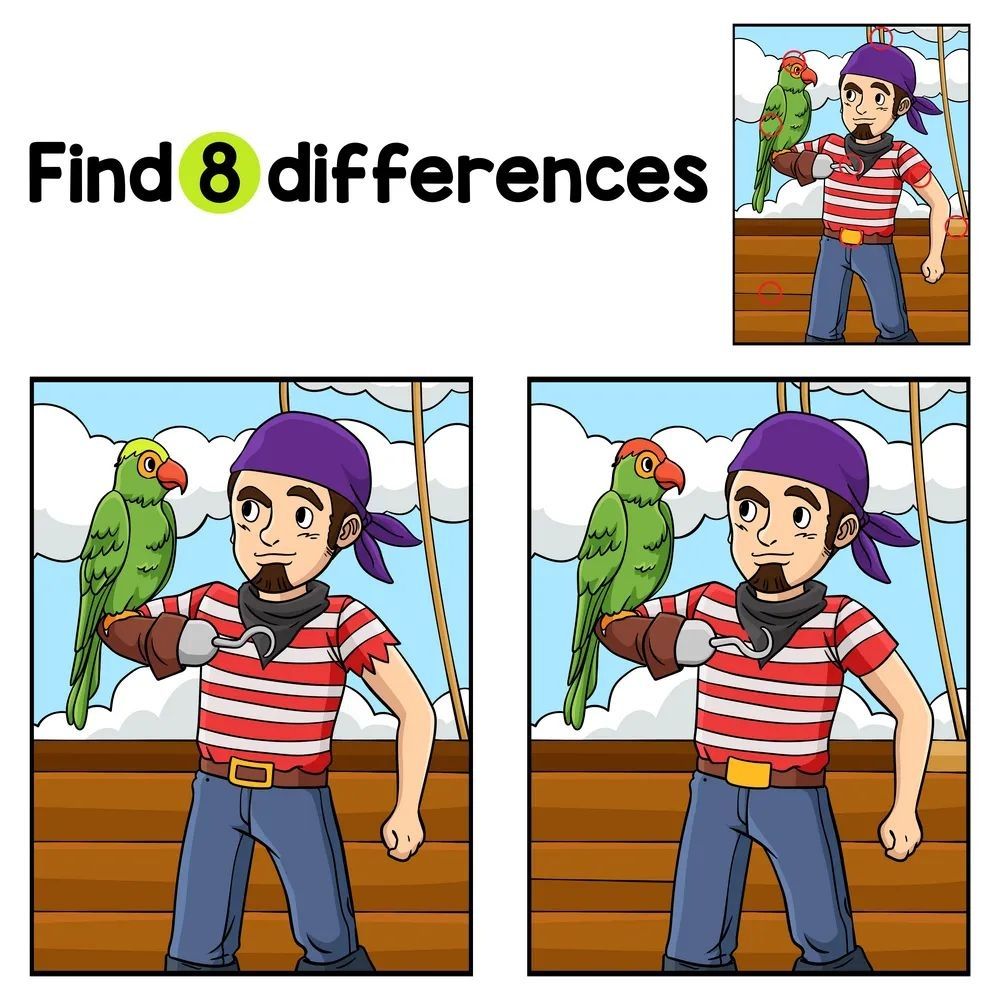 İki Resim Arasındaki 8 Farkı Bul