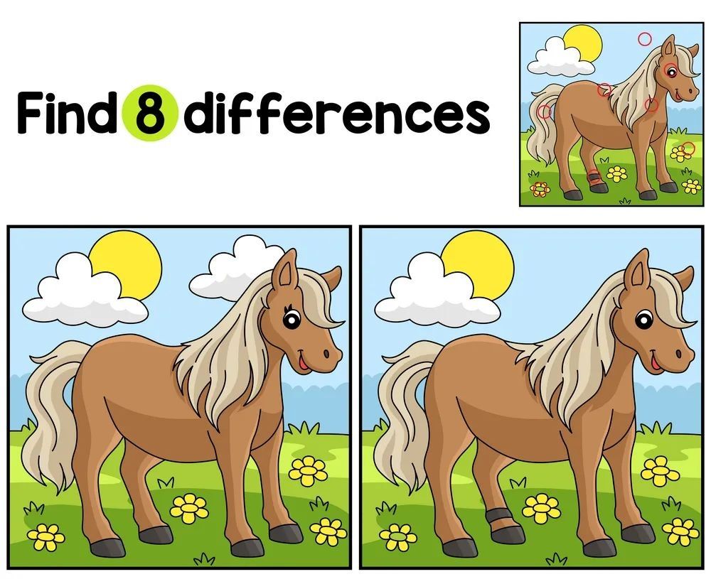 İki Resim Arasındaki 8 Farkı Bul