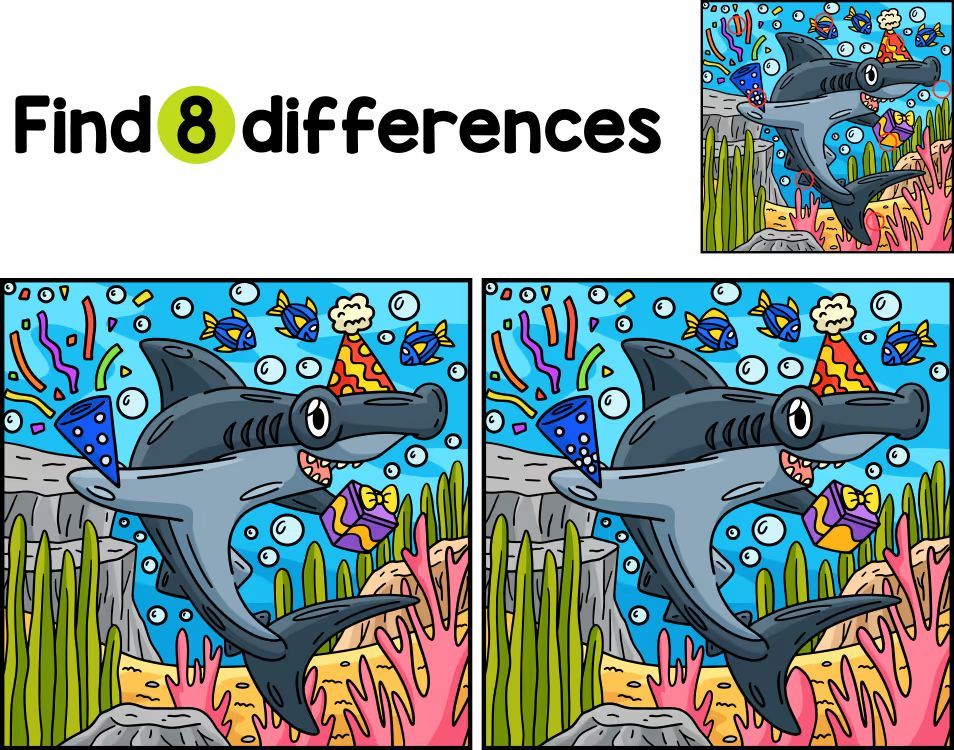 İki Resim Arasındaki 8 Farkı Bul