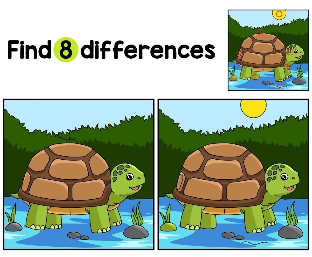 İki Resim Arasındaki 8 Farkı Bul