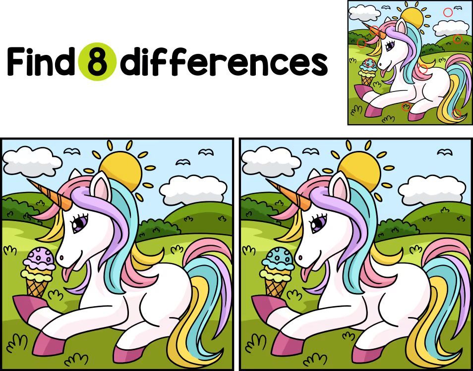 İki Resim Arasındaki 8 Farkı Bul