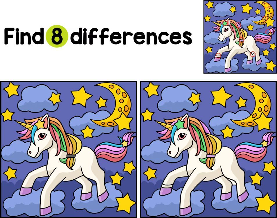 İki Resim Arasındaki 8 Farkı Bul