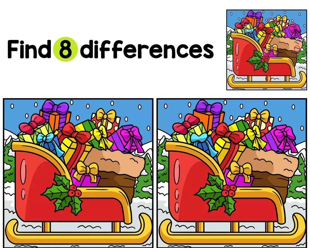 İki Resim Arasındaki 8 Farkı Bul
