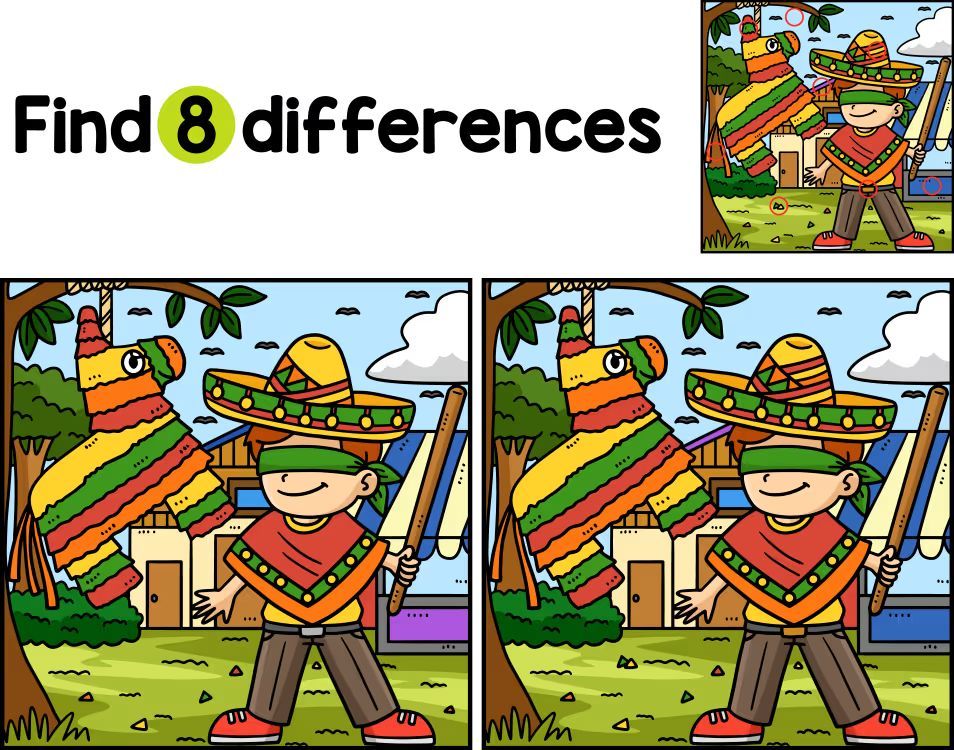 İki Resim Arasındaki 8 Farkı Bul
