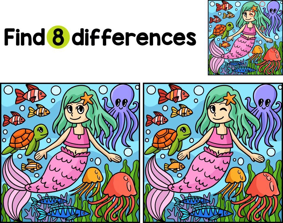 İki Resim Arasındaki 8 Farkı Bul