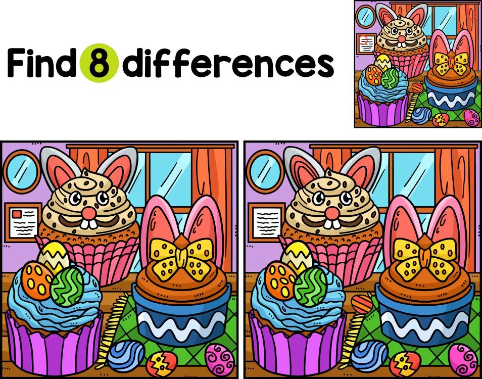 İki Resim Arasındaki 8 Farkı Bul