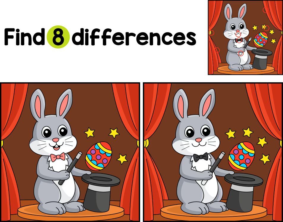 İki Resim Arasındaki 8 Farkı Bul