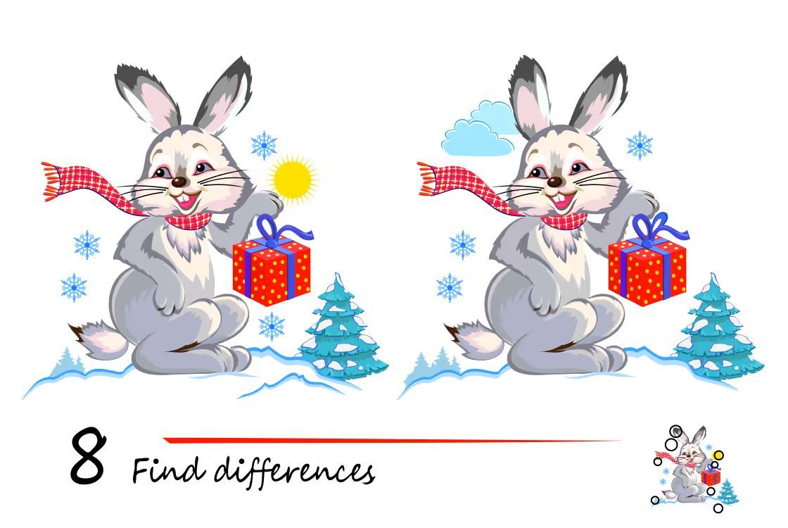 İki Resim Arasındaki 8 Farkı Bul