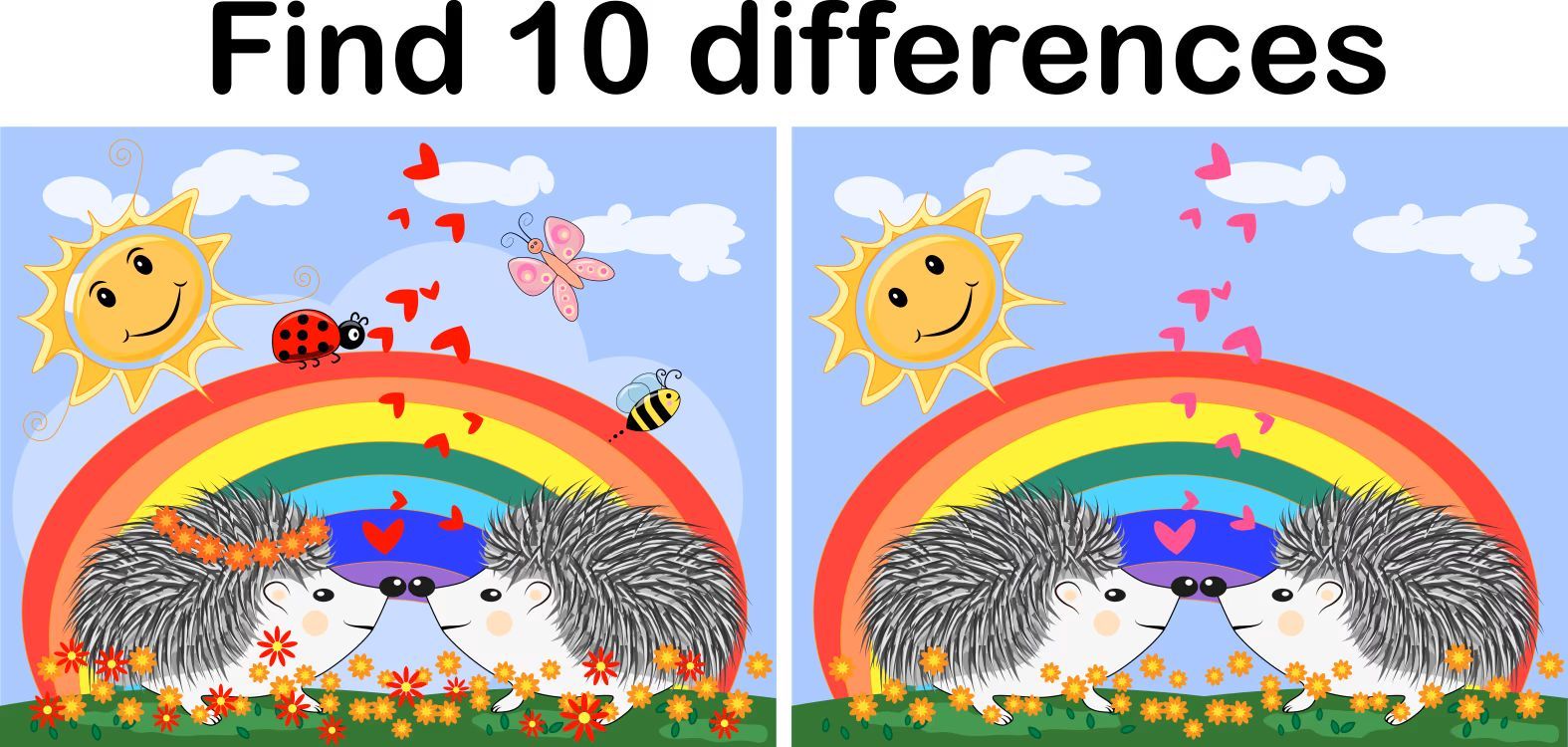 İki Resim Arasındaki 8 Farkı Bul