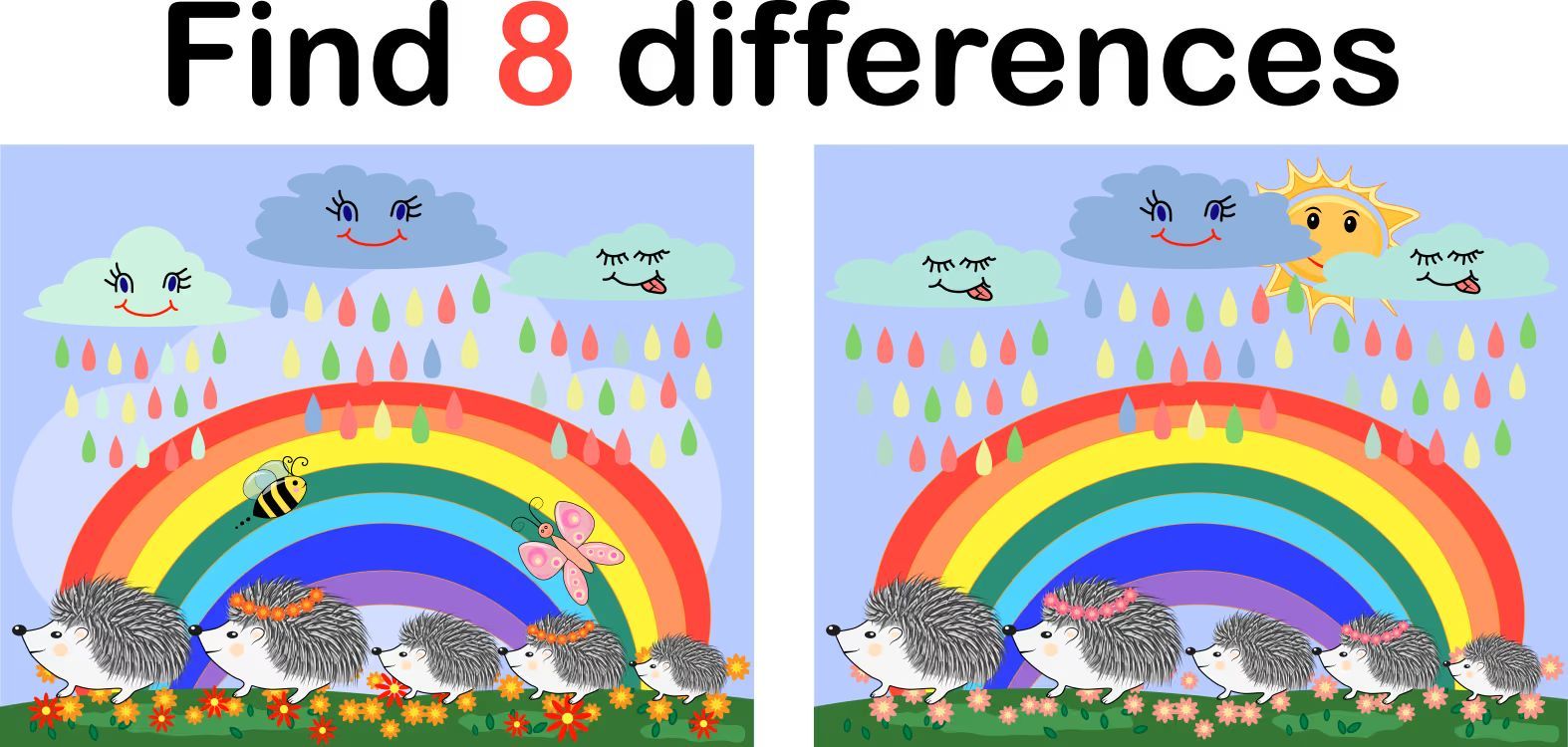 İki Resim Arasındaki 8 Farkı Bul