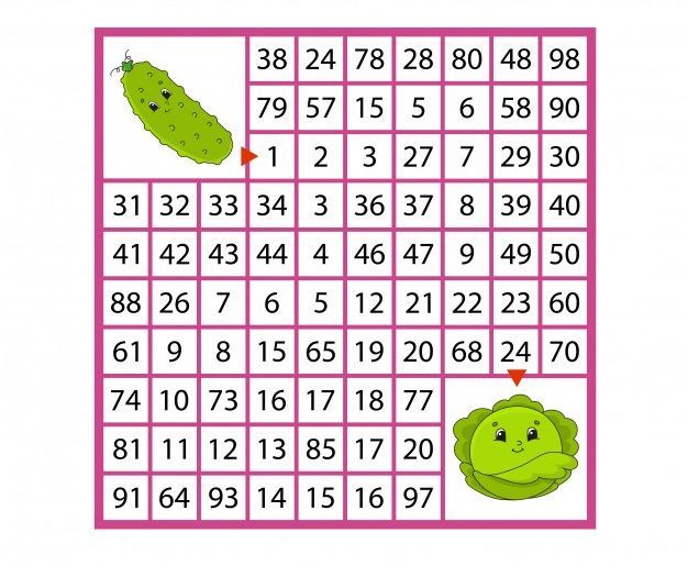 Rakamlı Labirent Bulmaca