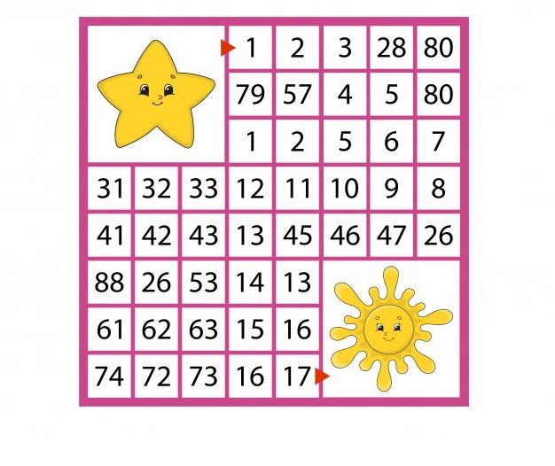 Rakamlı Labirent Bulmaca