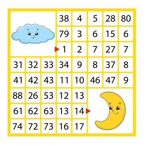 Rakamlı Labirent Bulmaca