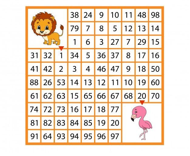 Rakamlı Labirent Bulmaca