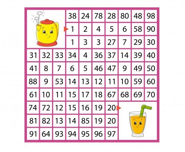 Rakamlı Labirent Bulmaca