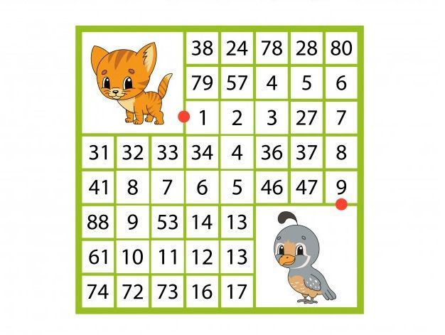 Rakamlı Labirent Bulmaca